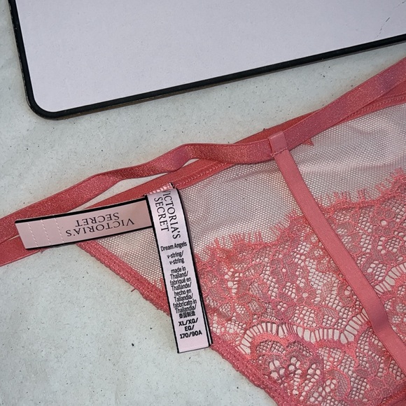 Victoria's Secret VString Mesh & Lace THONG Panty XL - Picture 7 of 10